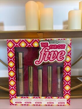 Grande Cosmetics The Far Out Five Makeup Lash & Brow Set - Gold